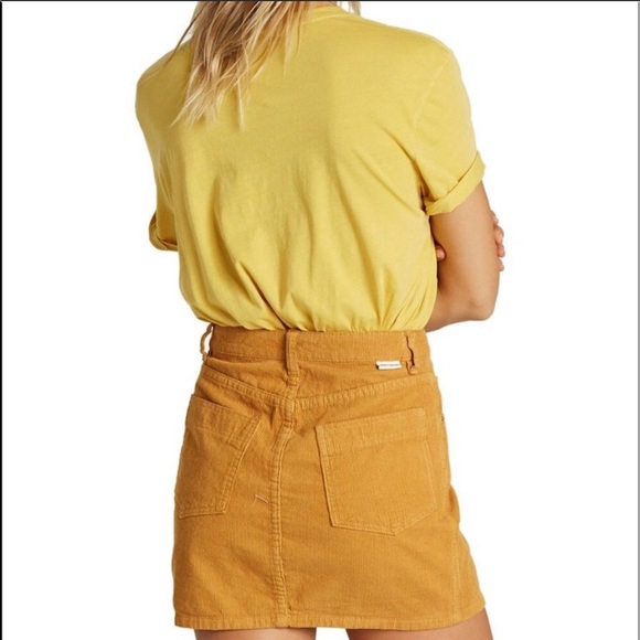 🌴🌼BILLABONG- GOOD LIFE CORDUROY SKIRT🌼🌴 - Picture 10 of 13
